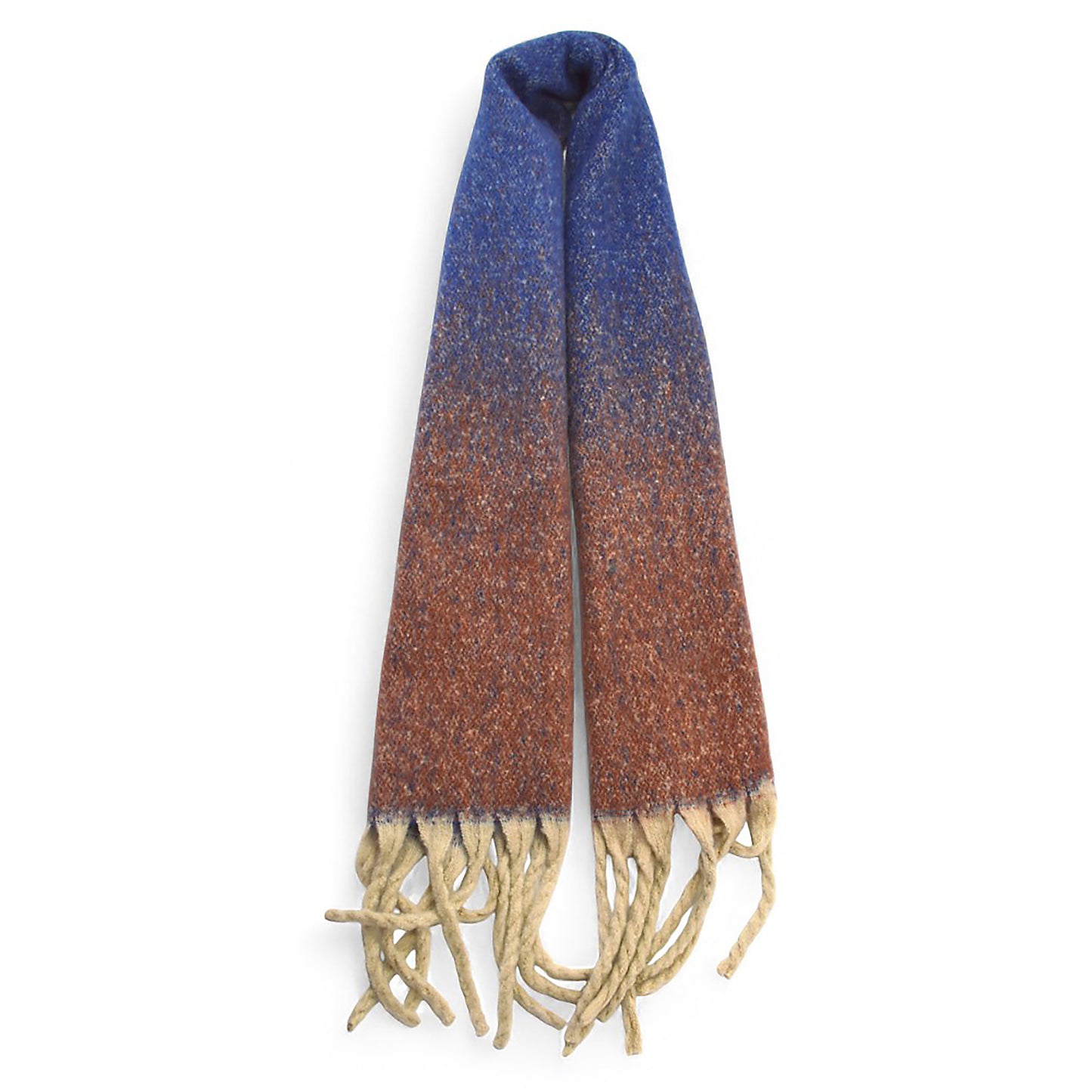 Women’s Two-Tone Blue & Pink Winter Scarf – Hazel & Pip