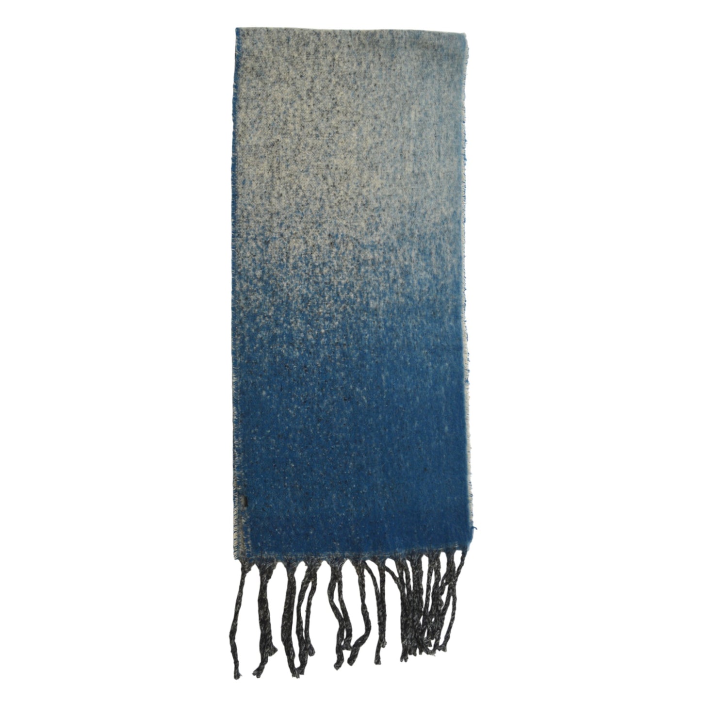Women’s Two-Tone Soft Blue & Grey Winter Scarf – Hazel & Pip