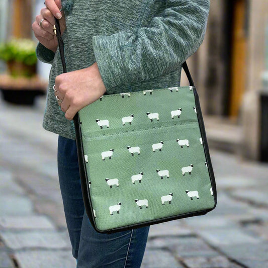 Printed Canvas Crossbody bag