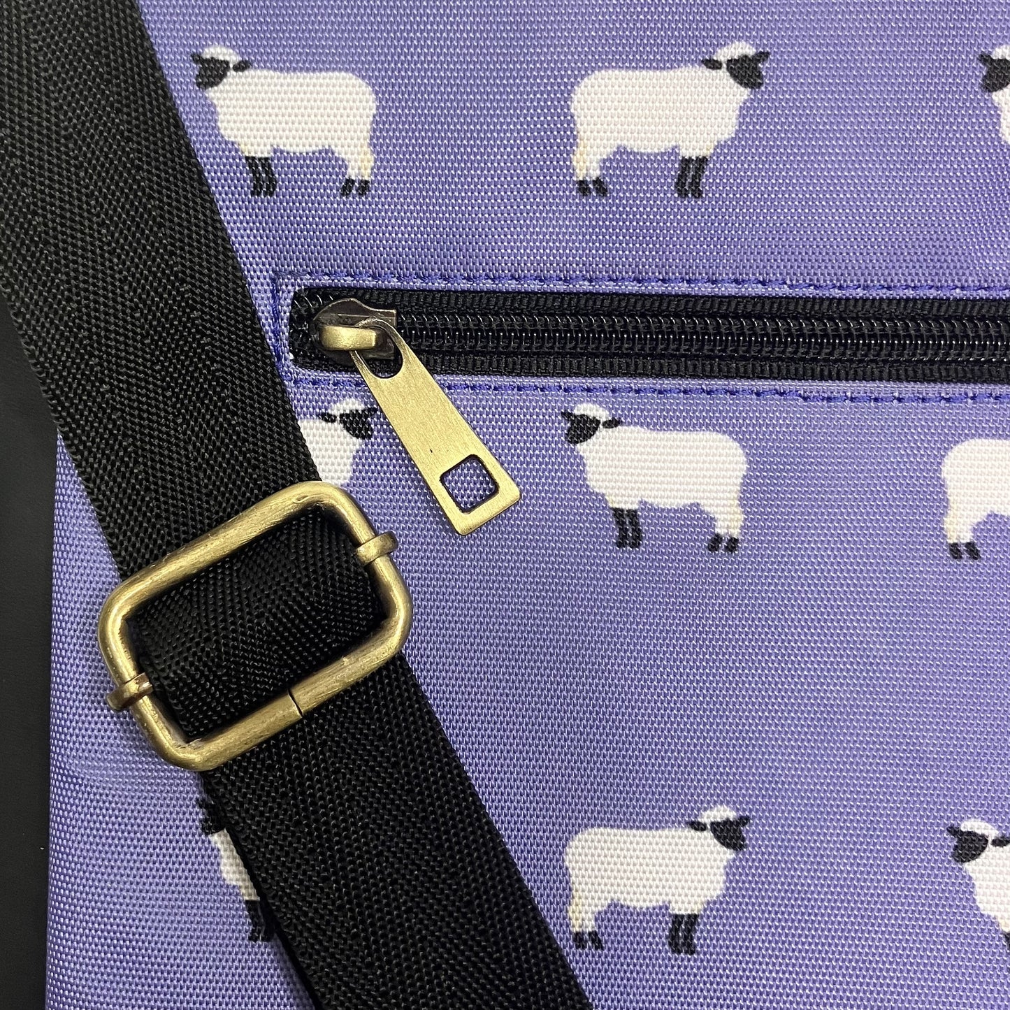 Sheep Cross Body Bag Lilac