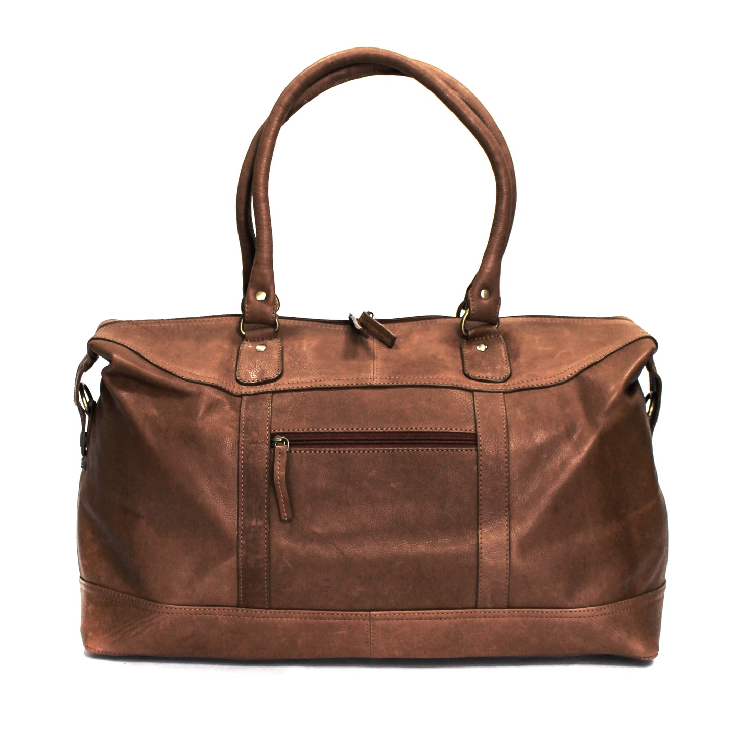 Travel Holdall Bag Weekender Overnighter Leather Tweed