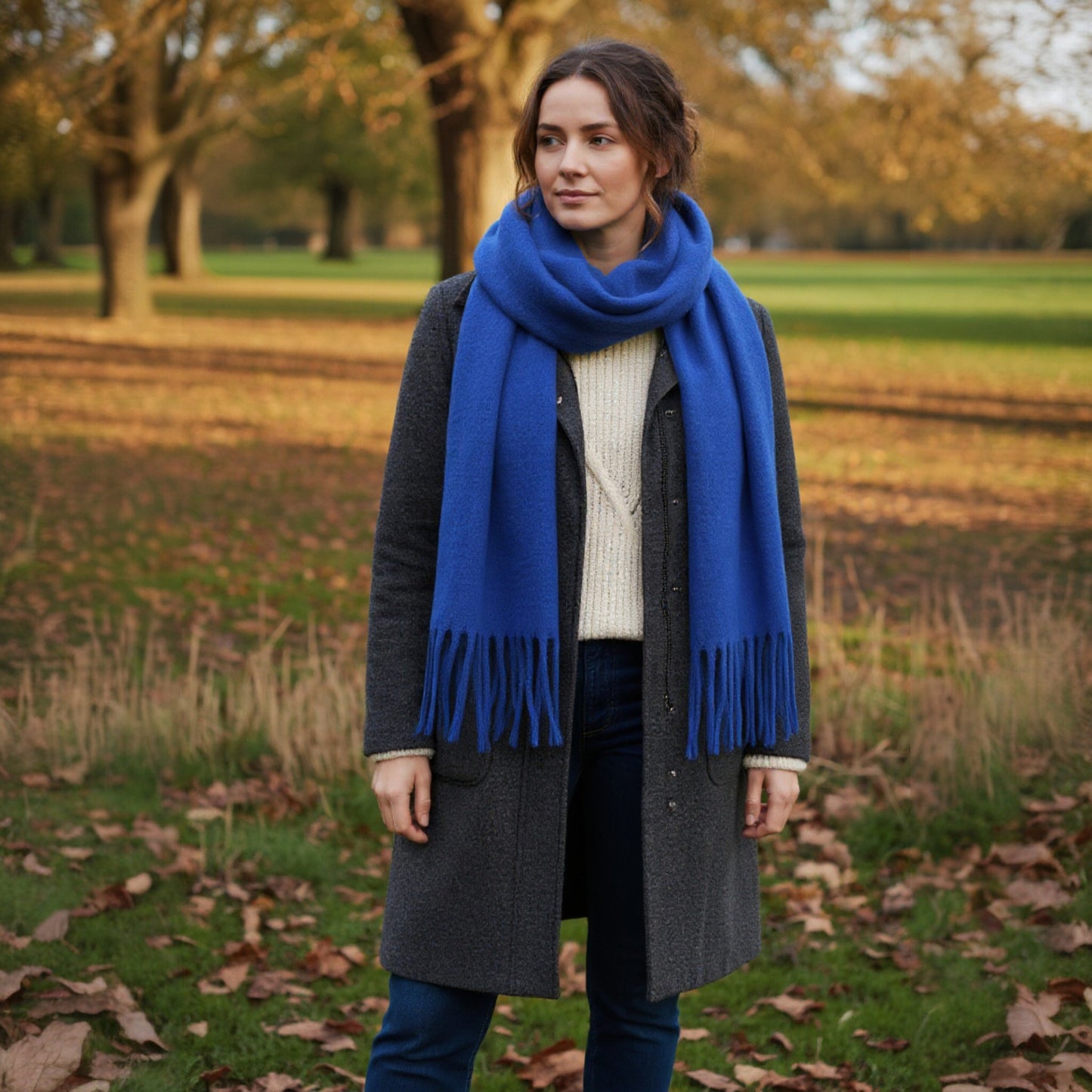 Women’s Winter Scarf – Block Colour – Hazel & Pip