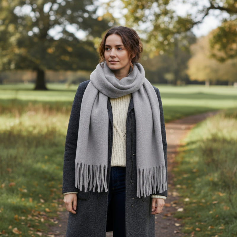 Women’s Winter Scarf – Block Colour – Hazel & Pip