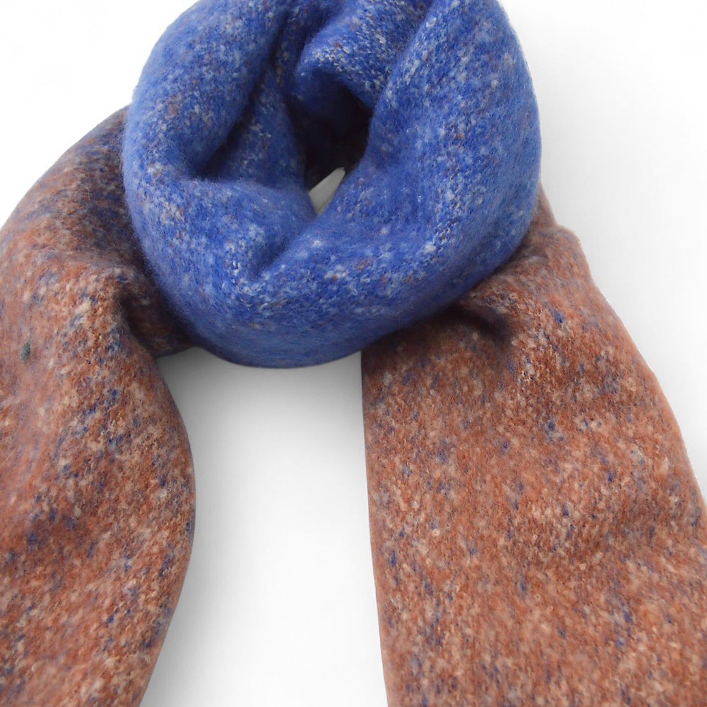 Women’s Two-Tone Blue & Pink Winter Scarf – Hazel & Pip