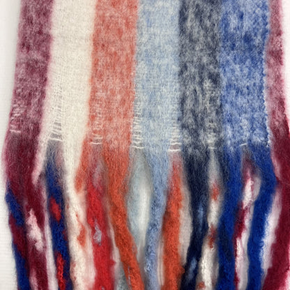 Women’s Winter Scarf – Soft Multi Stripe Pattern – Hazel & Pip