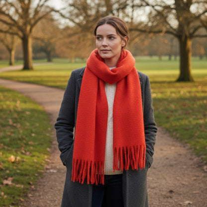 Women’s Winter Scarf – Block Colour – Hazel & Pip