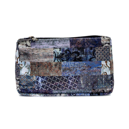 Printed Canvas Make up bag