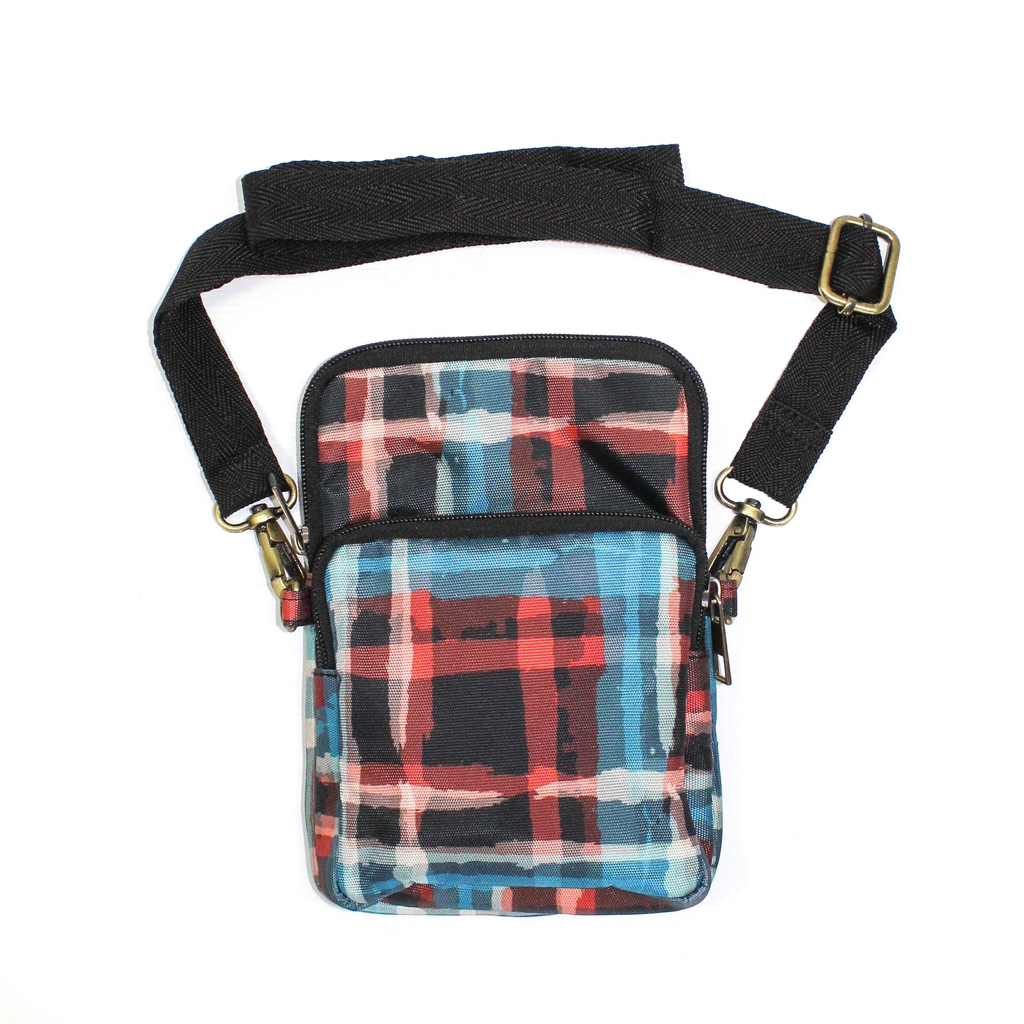 Printed Canvas Phone Bag