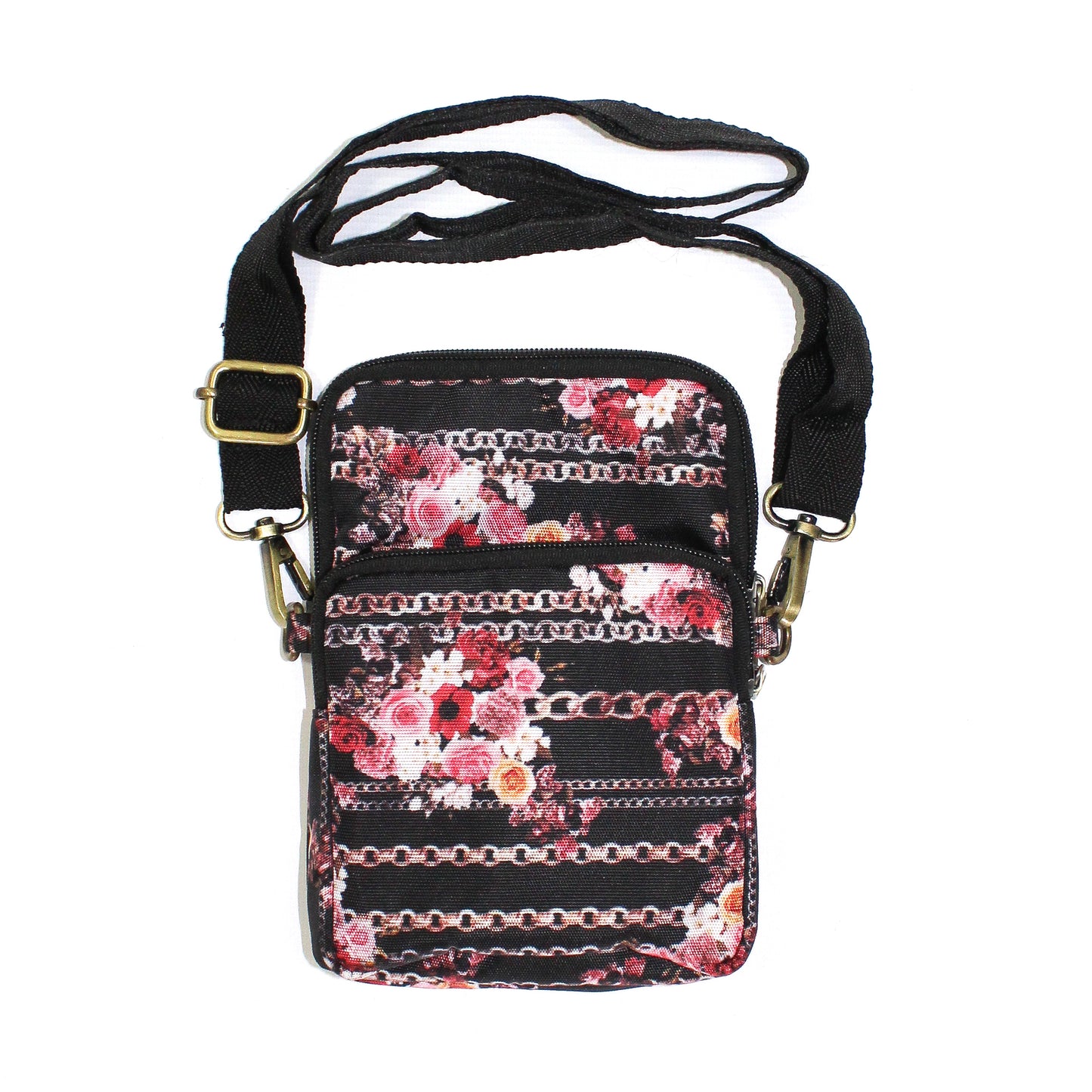 Printed Canvas Phone Bag