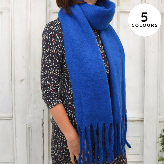 Rochelle Cosy Block Colour Scarf