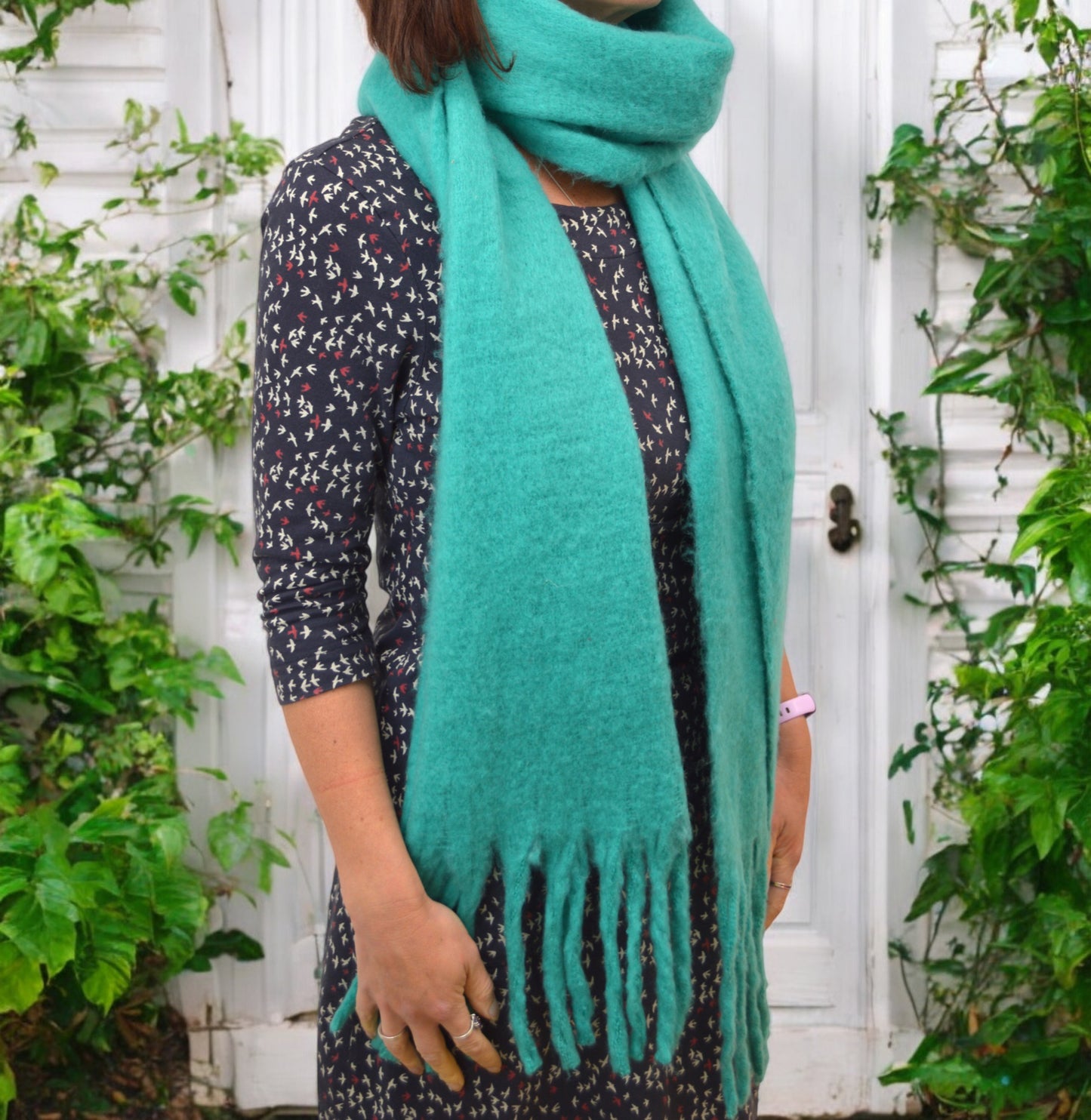 Rochelle Cosy Block Colour Scarf