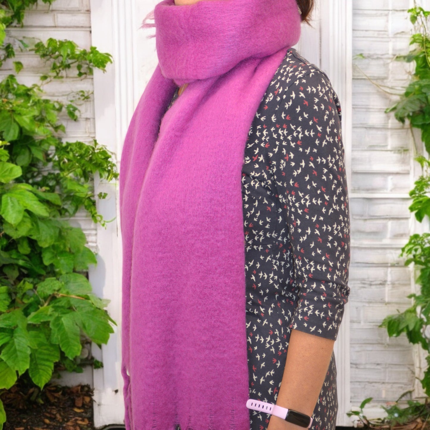 Rochelle Cosy Block Colour Scarf