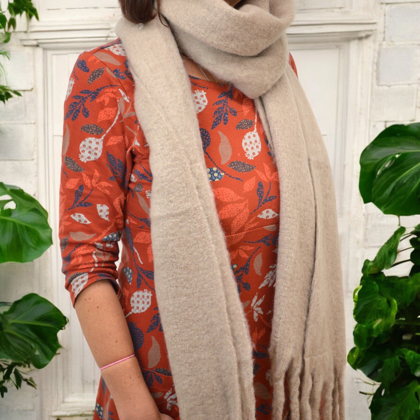 Rochelle Cosy Block Colour Scarf