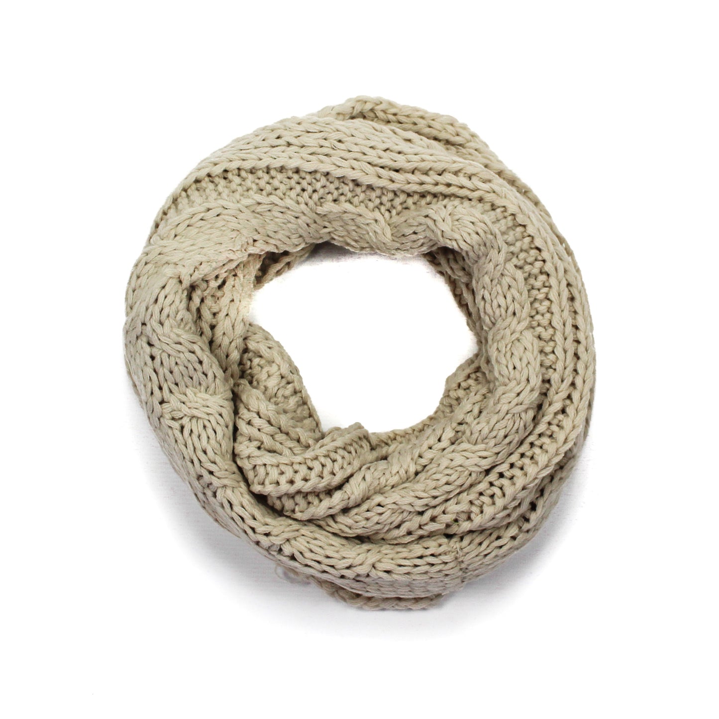 Neave knitted infinity scarf