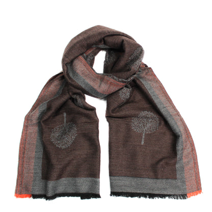 Reversible Tree Woven Fashion Scarf