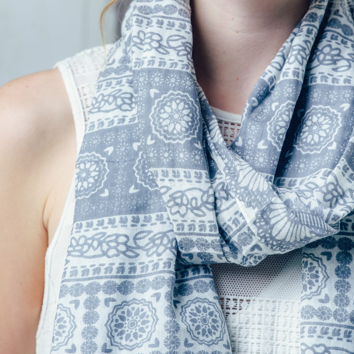 Eco Organic Cotton Scarf